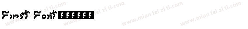 First Font字体转换